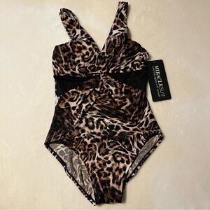 MiracleSuit Leopard Print Swimsuit